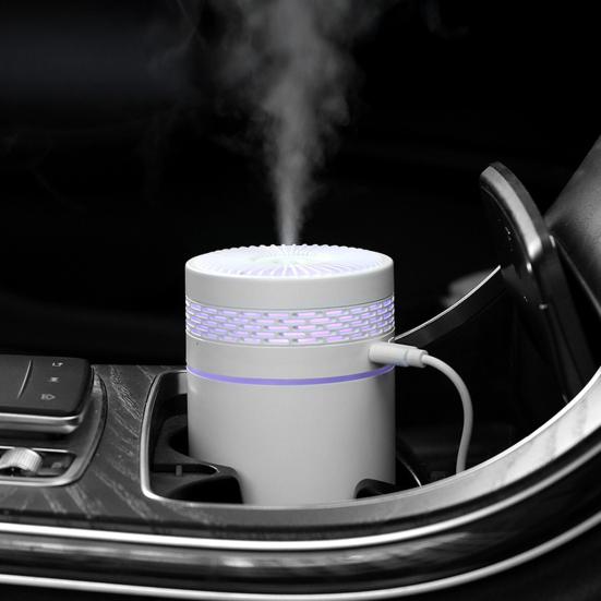 Air Humidifier with Light 2 Modes Adjustable Quiet Operation USB-Powered Cool Mist Humidifier