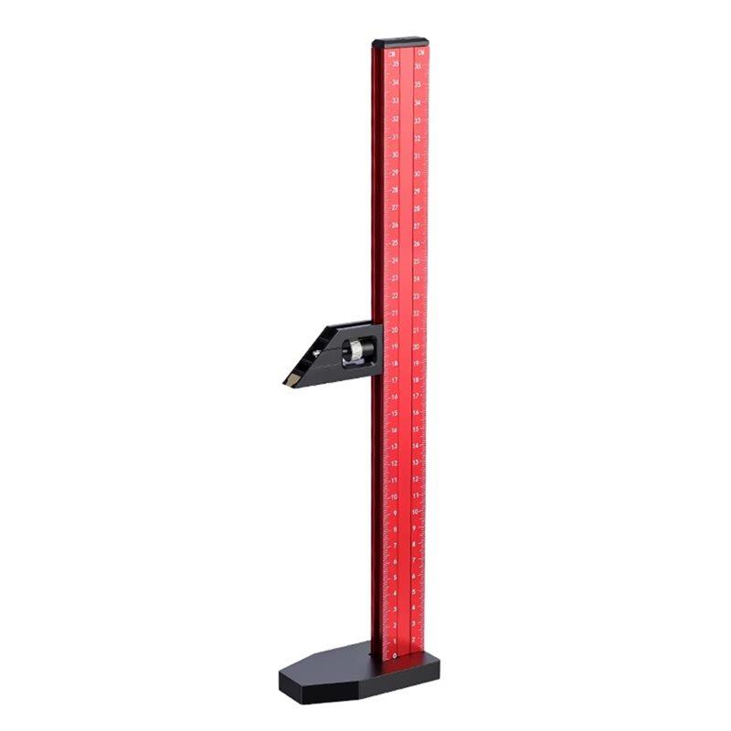 ABJI-Woodworking Marking Height Gauge Aluminum Alloy Measurement Tool Dual Scale Measurement Tool