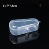 Transparent Storage Box Holding Case Jewelry Beads Container Fishing Tools Accessories Box Small Items Sundries Organizer
