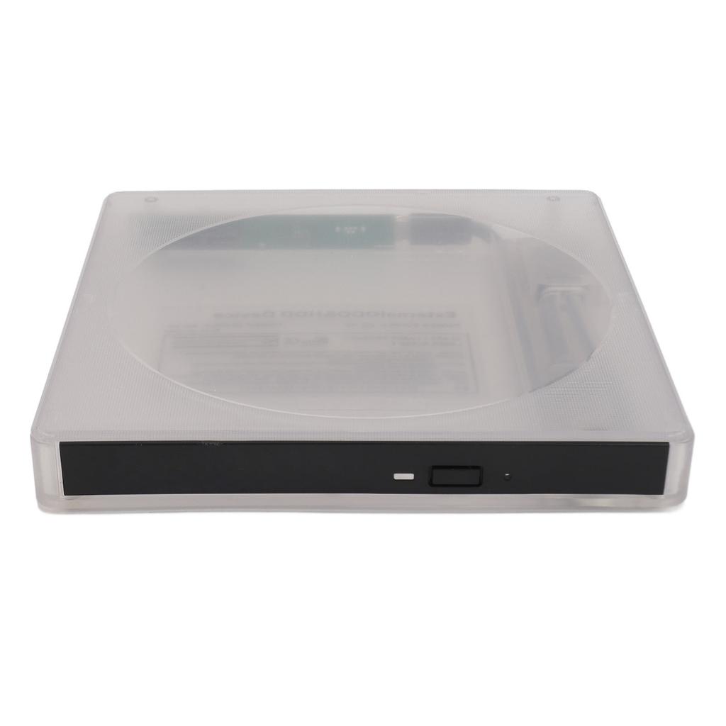 Optical Drive Enclosure Type C USB3.0 5Gbps Clear External CD DVD BD Drive Box for Laptop 12.7mm