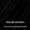 Black Light-Absorbing Gold Velvet Fabric: Stage Curtain & Photo Backdrop