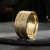 Гавайские украшения  Покрытое 14-каратным золотом Медь  Толщина 3 мм  7 шт. в наборе , Гавайский браслет-манжета для женщин Вечеринка