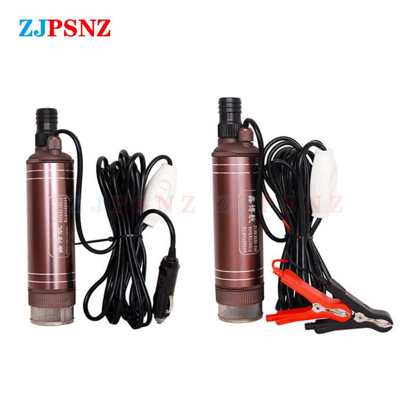 12V/24V 150W Portable DC Submersible Electric Pump For Diesel Fuel Delivery Water Sewage Suction Transfer Electric Pump 45L/Min