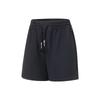 Li Ning Free Growth Loose Drawstring Casual Shorts Women Shorts Black AKST062-3