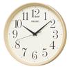 Seiko Clock Wall Clock Natural Radio Analog Light Brown Wood Grain Pattern KX222A