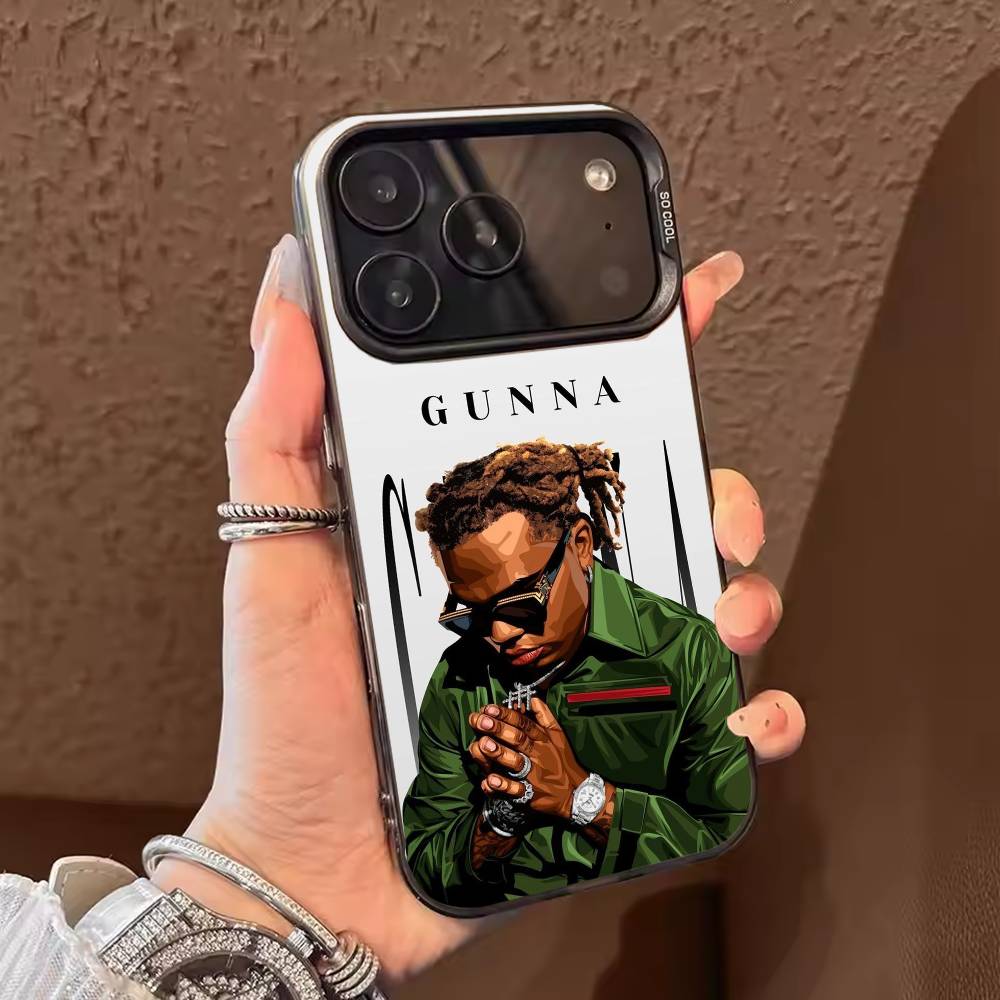 Rapper Singer G-Gunna album Phone Case For iPhone 17,16,15,14,13,12,11,Pro Max,Plus Candy Silver Cover