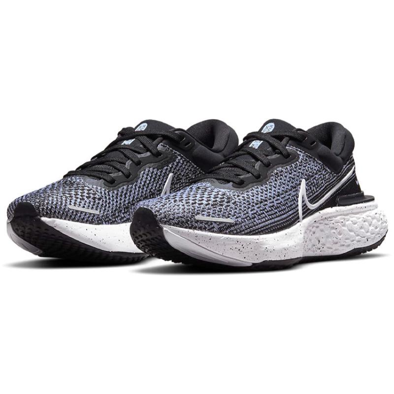 Nike Женские кроссовки ZoomX Invincible Run Flyknit Белые Черные повседневные CT2229-103