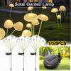 1/3/5 шт. 6 светодиодных грибных светильников, лампа-медуза, уличный водонепроницаемый солнечный садовый светильник для украшения виллы, сада, двора, парка