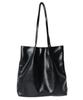 WEGO Square Tote Perfect for or Any Shoulder Size Black Women's Bag, Commuting, School, Occasion, Stylish, Simple, Bag, Spring, Summer, Autumn,