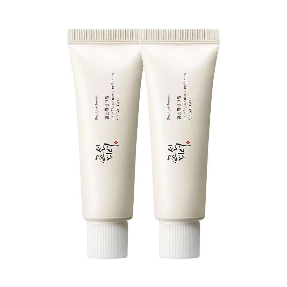 Beauty of Joseon Солнцезащитный крем Relief Sun Rice + Пробиотики, 50 мл (2pcs) SPF50+ PA++++, Корейский
