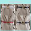 Leather Waist Women Belt Accessories With Alloy Buckle For Dresses And Outerwear