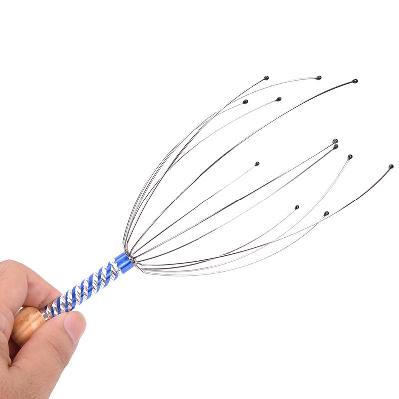 2 шт. Массажер-осьминог для расслабления кожи головы, для головы, талии, шеи, уход за красотой и здоровьем