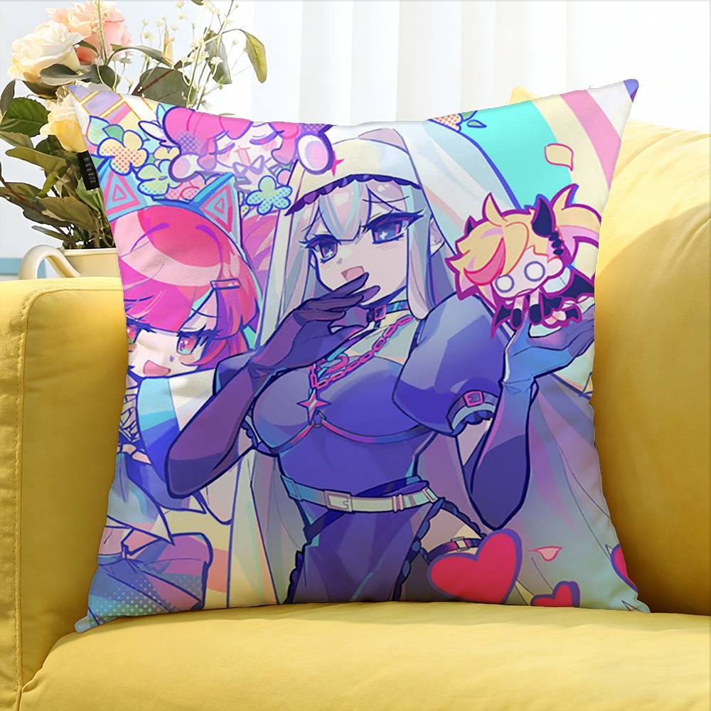 game Marija Rin Muse Dash   Various Sizes Square Pillow Case For Car Home Bedchamber Decor