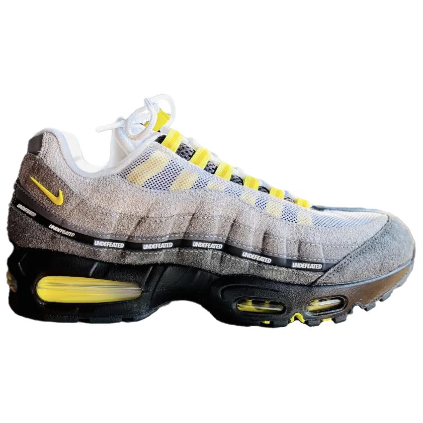 Undefeated x Nike Air Max 95 Желтые Унисекс Кроссовки Черный Опти-Желтый Жемчужно-Серый IB4523-002