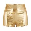 Женские мини-эластичные блестящие шорты для выступлений в ночном клубе, супер шорты, брюки