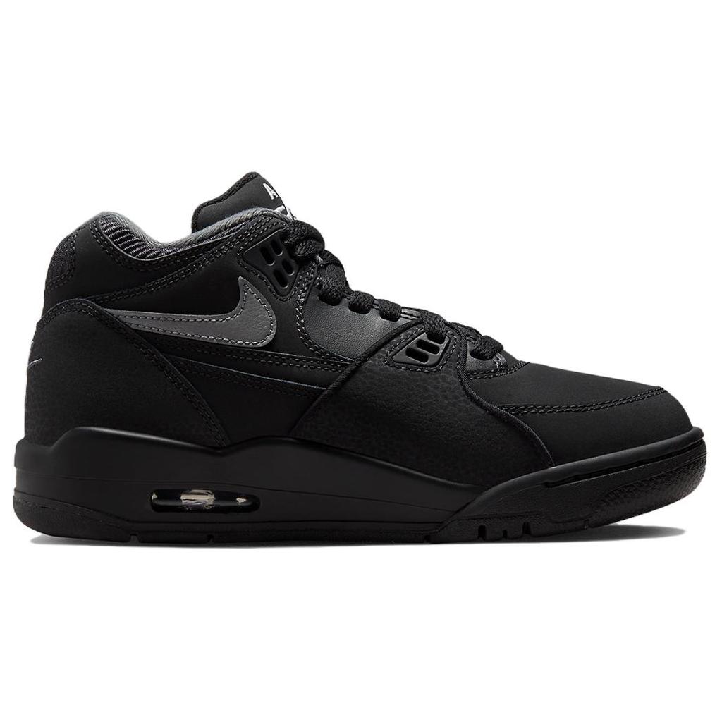 New Nike Air Flight 89 Black White Neutral Grey GS HF0406-014