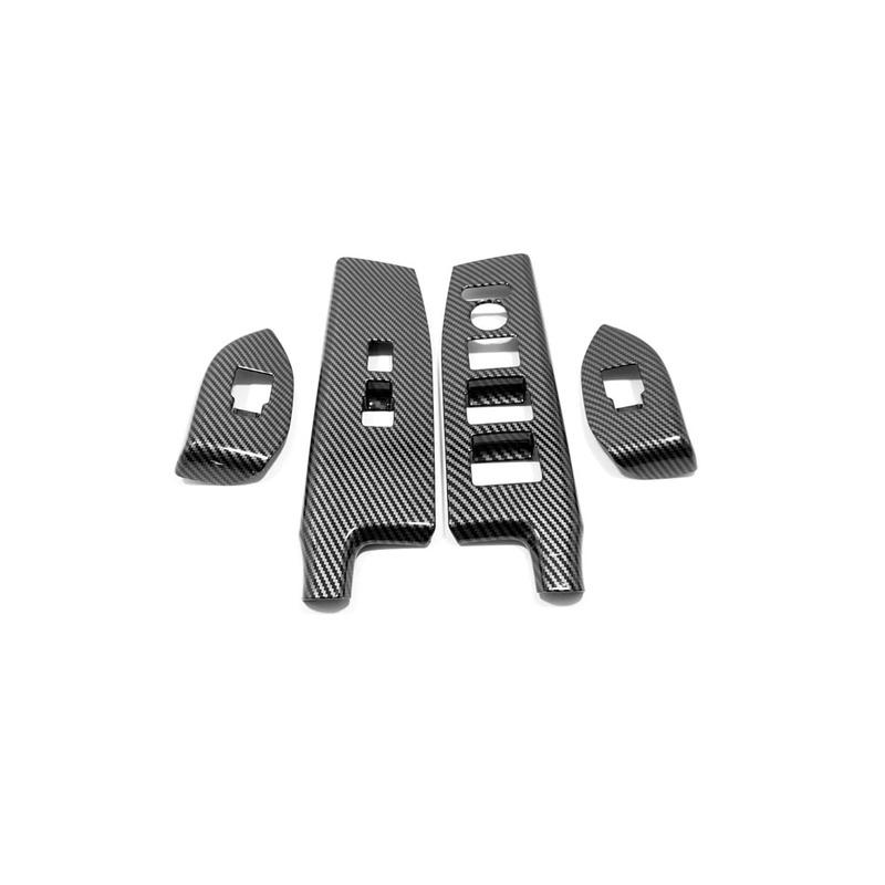 For Honda Odyssey 2024 Car Door Armrest Glass Button Trim Window Switch Panel Covers Stickers Accessories Decoration