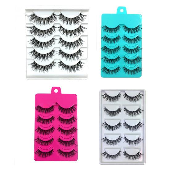 Длинные толстые перекрестные накладные ресницы, накладные ресницы для студии макияжа