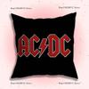 Крутые чехлы на подушки с изображением певца A-ACDC Rock Band, мультяшные, декоративные для дивана, для дома, двусторонняя печать, короткий плюш, милые чехлы на подушки