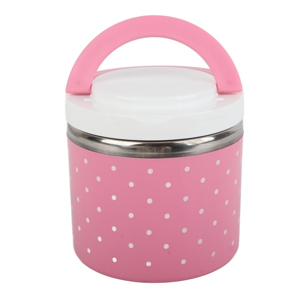 1-слойная изоляция из нержавеющей стали, термотермический ланч-бокс, контейнер для еды, горячий