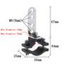 Кронштейн для трубы Lightronic, Крепление для бампера мотоцикла Fokclamp Светодиодный рабочий свет, Специальный кронштейн для подсветки, Нержавеющая сталь
