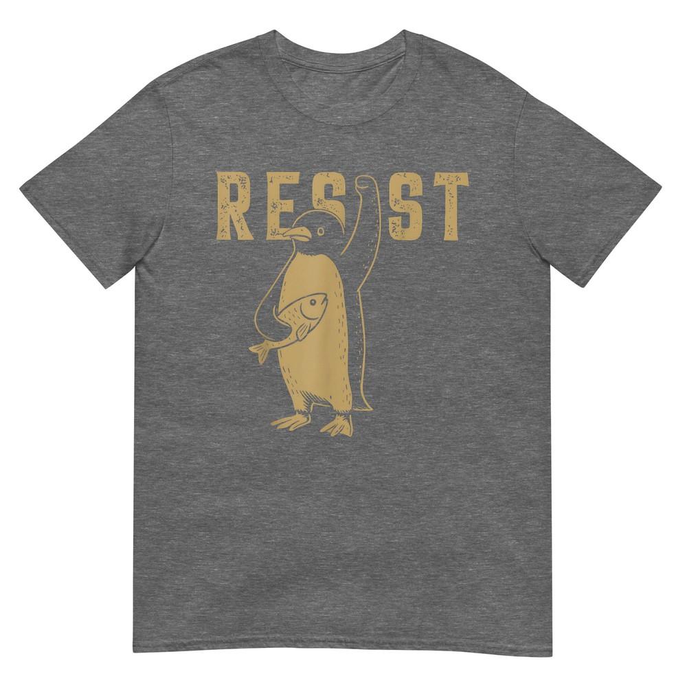 Funny Penguin Resist Penguins Protest Against Tariffs TShirt