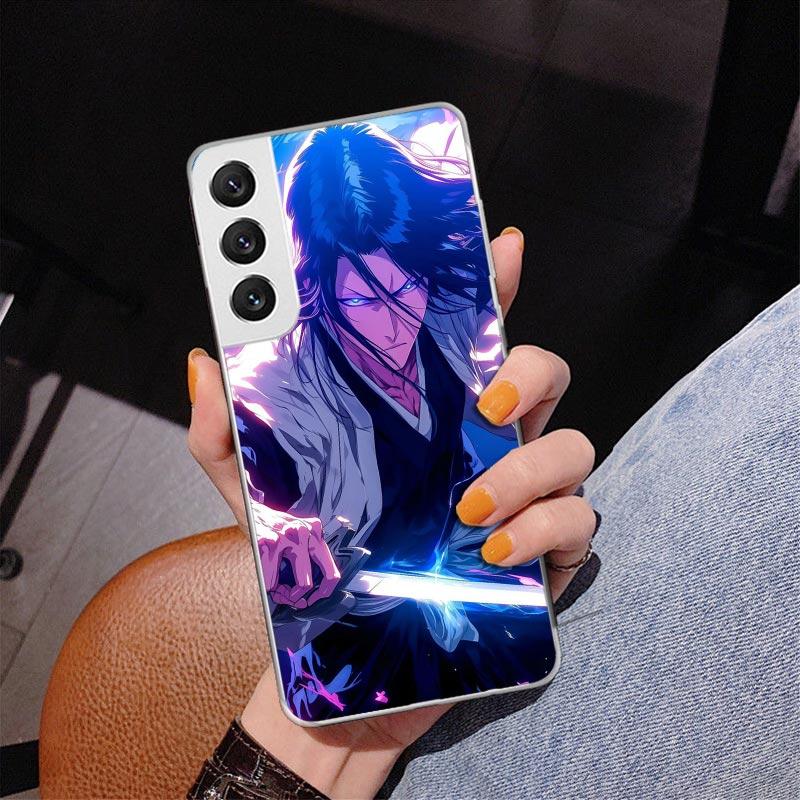 Чехол для телефона Bleach Kuchiki Byakuya для Samsung Galaxy S26 S25 Edge S23 S24 Ultra S22 Plus S21 S20 FE Уникальный чехол Мягкий чехол Gala
