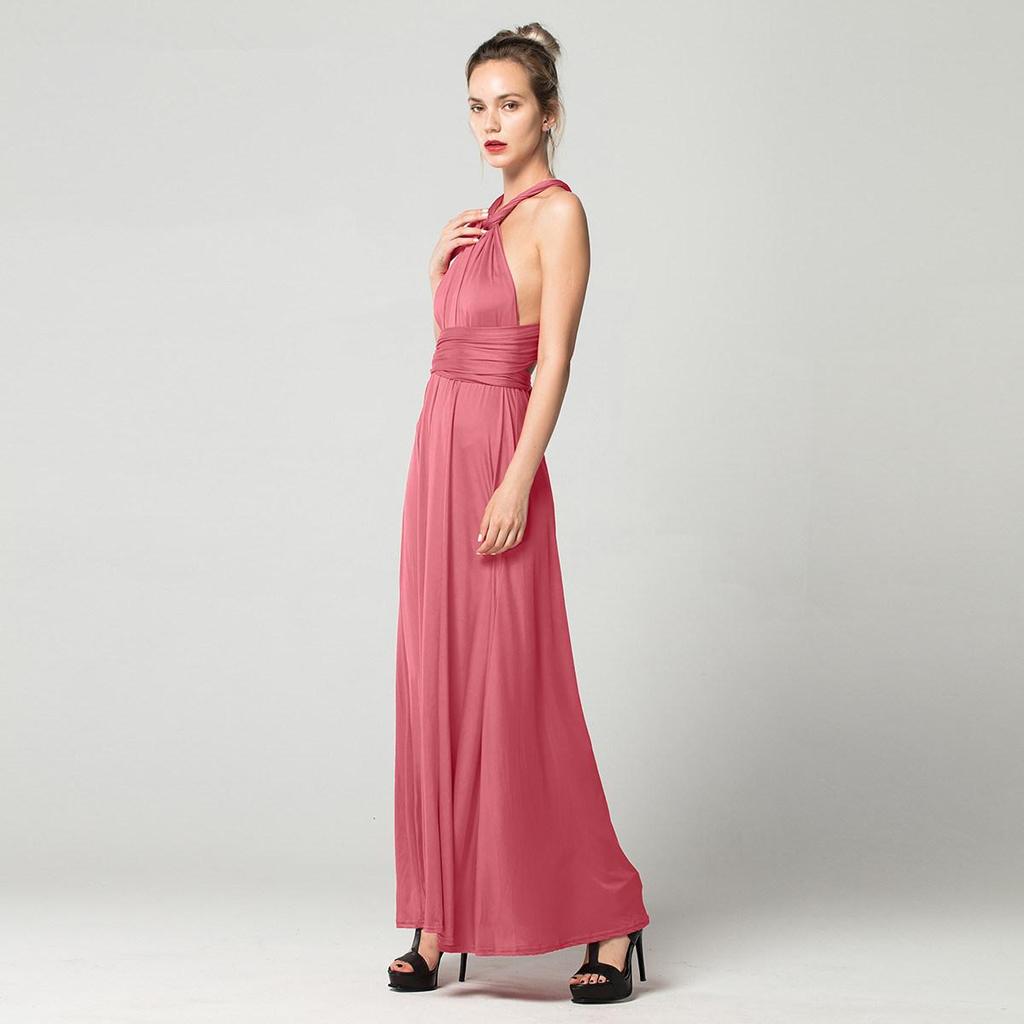 Sexy Women Boho Maxi Club Dress Bandage Long Dress Party Multi Way Bridesmaids Convertible Infinity