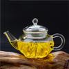 250ml Filterable Heat-resistant Glass Teapot Double Wall or With Stainless Steel Spring Teapot Clear Glass Tea Pot