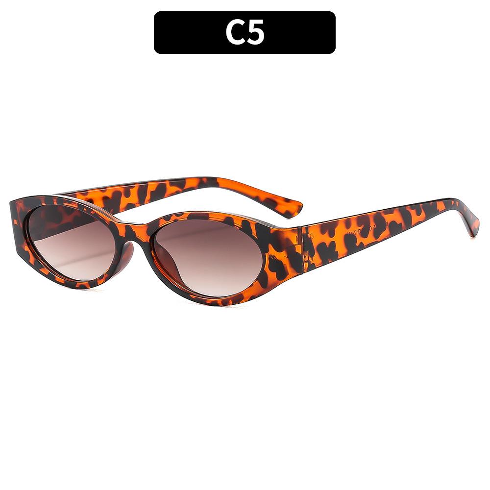Retro Small Oval Sunglasses for Women Multi Color Options UV400 Resistant Fashion Vintage Sun Glasses for Streetwear Outdoor