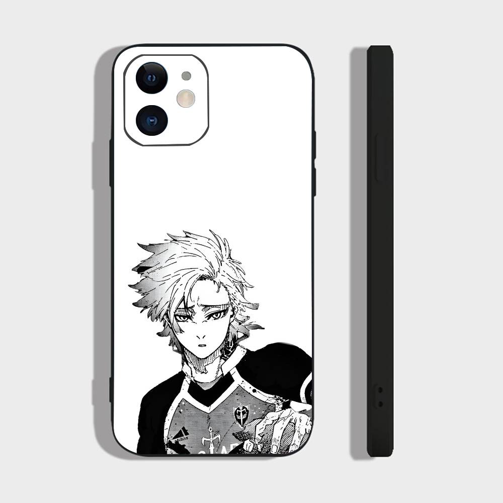 Аниме М-Майкл Кайзер Для IPhone 17 Air 16 15 14 13 12 11 Pro Черный Мягкий Чехол для Телефона
