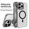 Прозрачный чехол для телефона Magsafe с магнитной беспроводной зарядкой для iPhone 16 14 11 12 13 15 Pro Max Hybrid Armor Protection Cover