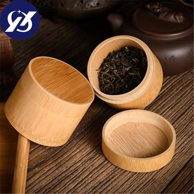 Бамбуковая кухонная банка для специй, герметичные банки, резервуар для хранения с крышкой, контейнер для еды, контейнер для чая, канистры