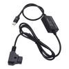 Type C Input to D Tap Output Charging Cable Camera Battery Power Cable for V Mount Battery
