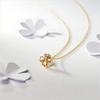 K18 Gold Diamond Necklace Lab Grown Diamond Four Leaf Clover 18K Birthday Anniversary Day Christmas Gift Present Gift Wrapping Included [FANCIME]