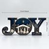 Wooden Crafts Christmas Creative Design JOY Letter Ornament Home Office Decoration