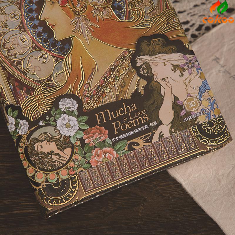 B6 Vintage European-Style Relief Notebook Three-Dimensional Hot-Stamped, Full Color Art, Ideal for Journaling and Gifting