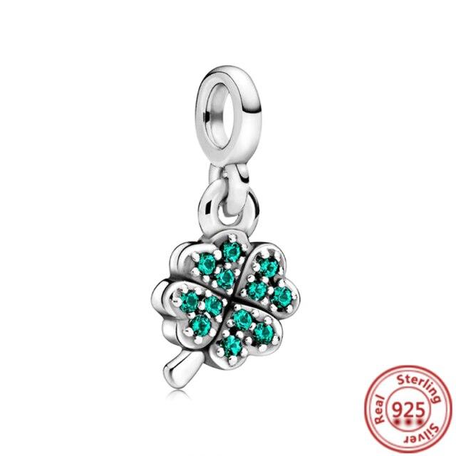 Серьги-браслет Charm Me, ювелирные изделия своими руками, серебро 925 пробы, моя любовь, морская звезда, фламинго, ласточка, мир, мини-подвеска из бисера