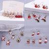 European & American Christmas Earrings: Santa Claus, Hat, Reindeer, Bells - Festive Ornaments for Women