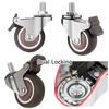 4PCS 1.5" / 2" Wheel Furniture Castor TPE Rubber Rubber Castor New Replacement Castors  Table Shelf