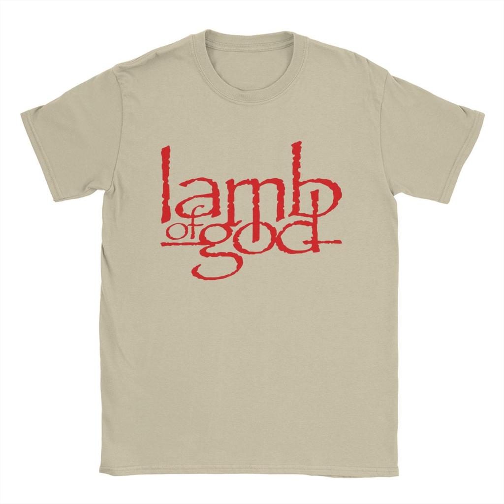Футболка Lamb Of God для мужчин из чистого хлопка, забавные футболки с круглым вырезом, топы с коротким рукавом, новое поступление