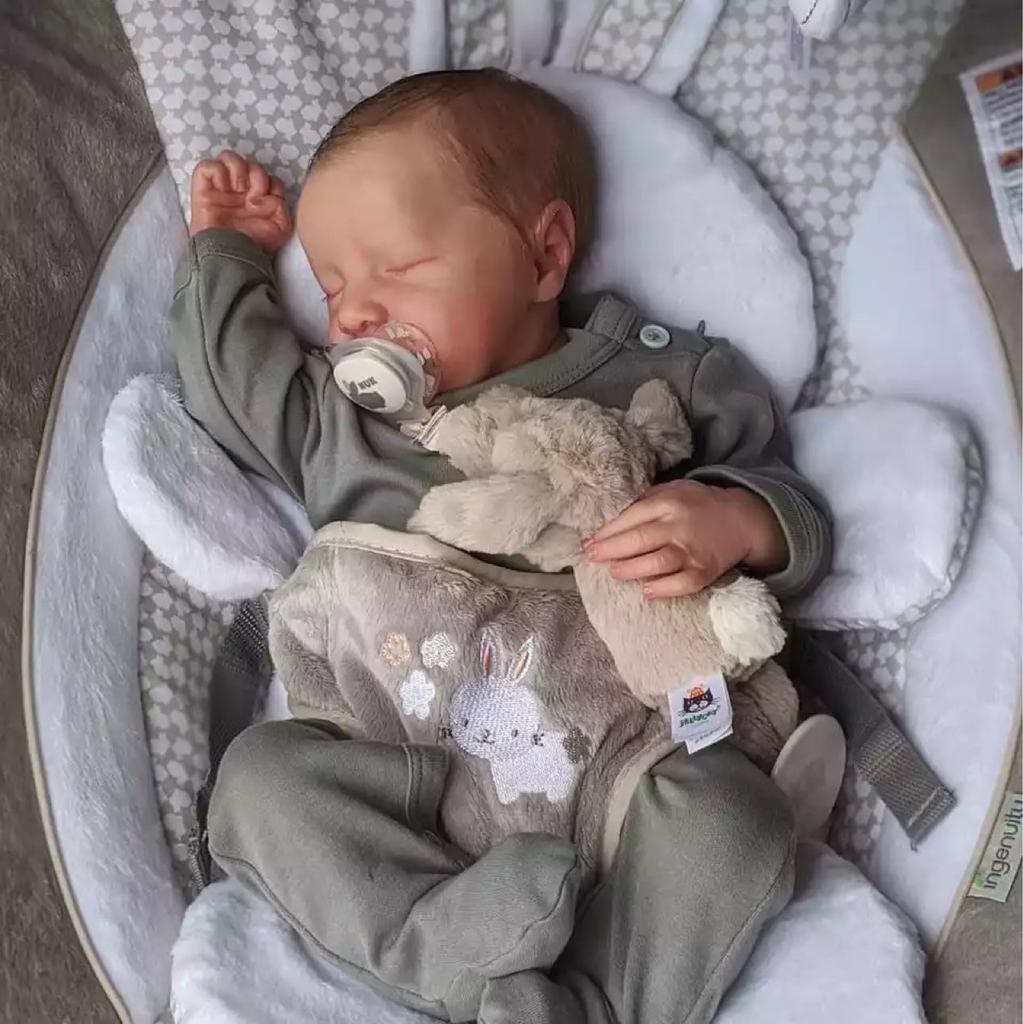 Handmade Real Looking Lifelike Newborn Baby Vinyl Silicone Realistic Alive Reborn Baby Doll Girl Boy Cloth Body/ Silicone Body