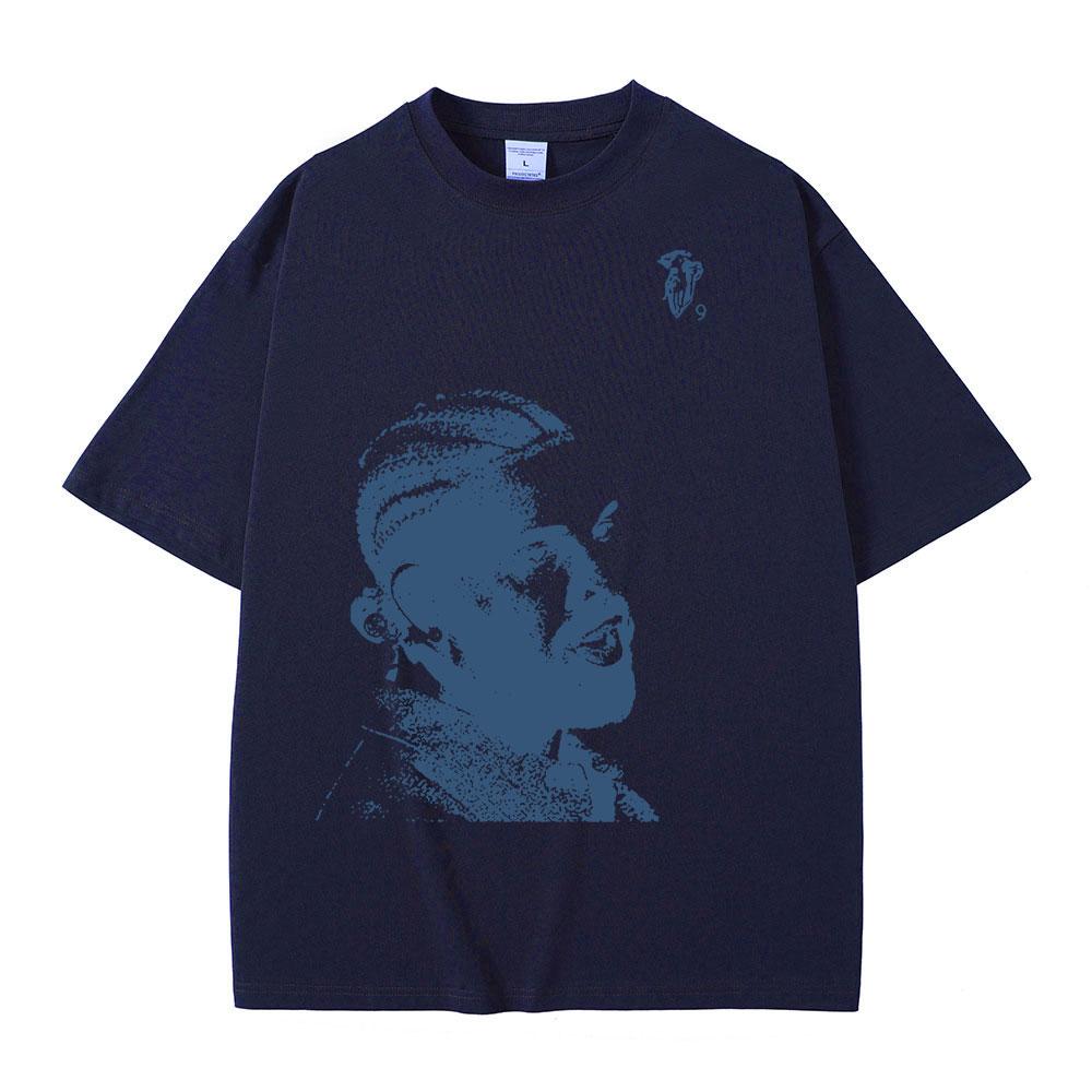 Vintage Rapper Drake Portrait Graphic T Shirt Unisexs Fashion Hip Hop Short Sleeve 100 Cotton Oversized TShirts Streetwear Unisex