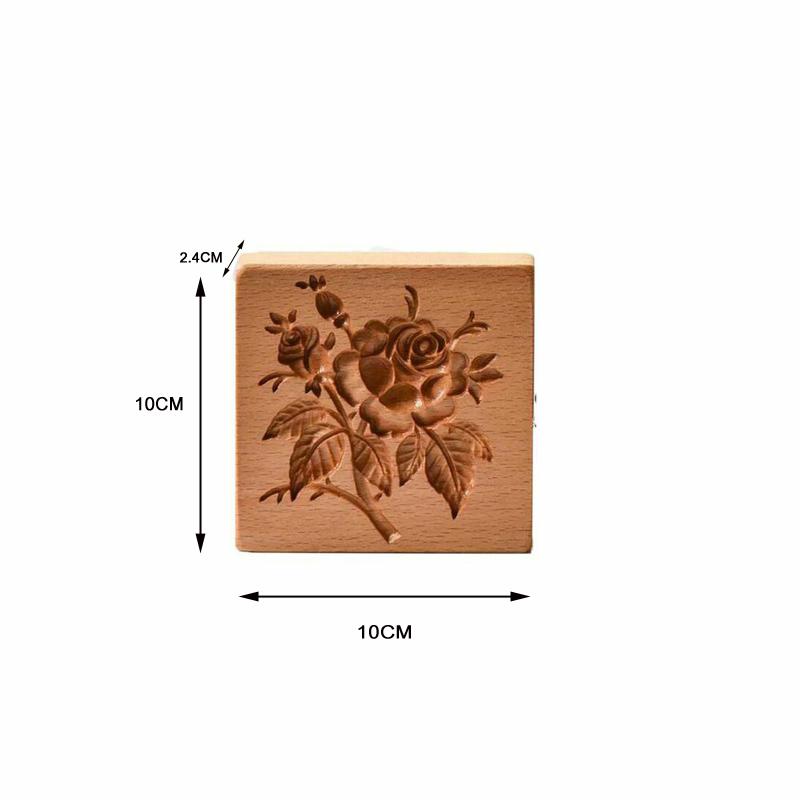 Резные деревянные формы для печенья, имбирные пряники, розовая сосна, формы для печенья, инструменты для выпечки, сделай сам