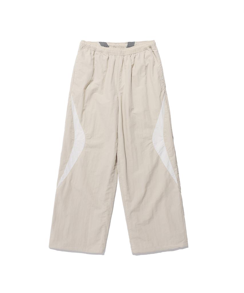 PHYSICAL DEPARTMENT Curved Piping Track Pants Beige