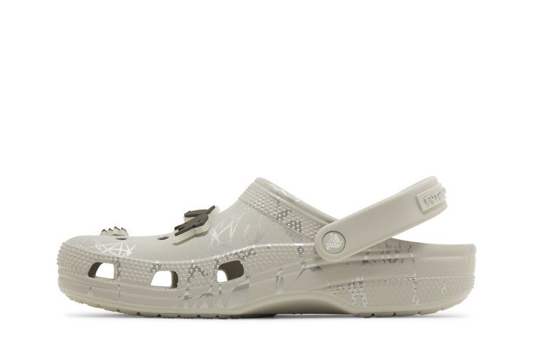 Мужские клоги Crocs Classic Clog Futura Laboratories Жемчужно-белые