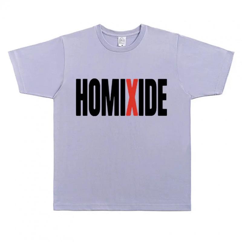 Fashion Women's T-Shirt Rapper Homixide Gang Graphic T-shirt Playboi Car