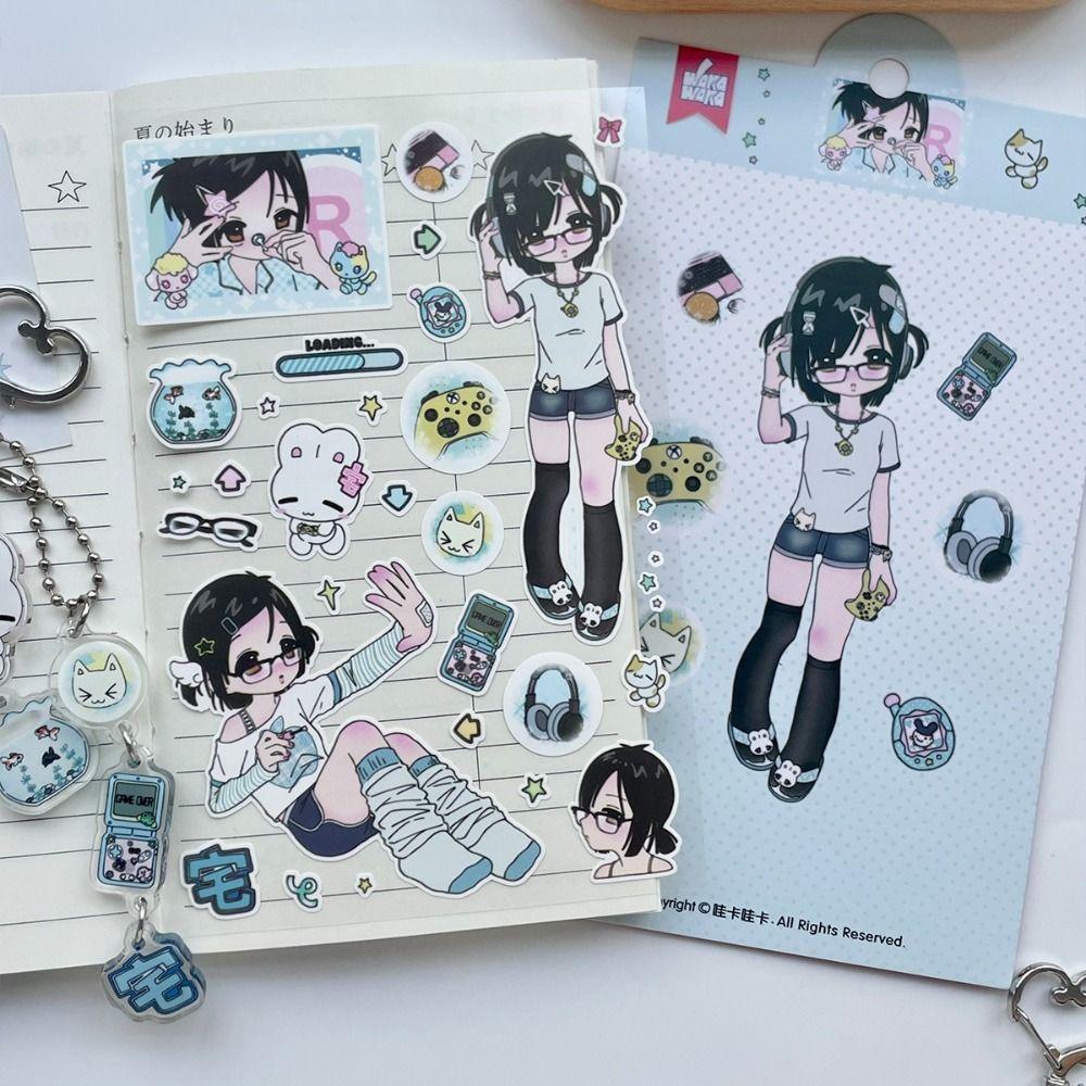DIY Stickers Scrapbooking Stickers Kawaii Phone Craft Stickers Millennium Anime Story Stickers