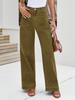 Women's High Waist Wide Leg Jeans Stretch Denim Baggy Loose Fit Pants with Pockets