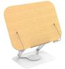 Wooden Book Stand Mold Steel Metal Book Clip Page Holder for Office Home Use